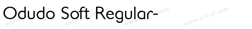 Odudo Soft Regular字体转换